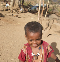 Local child in Bahir Dar