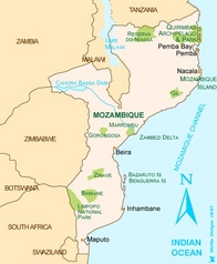 Mozambique Map