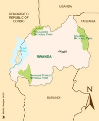 Rwanda Map