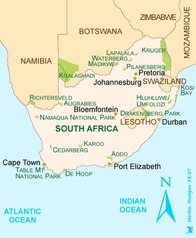 South Africa Map