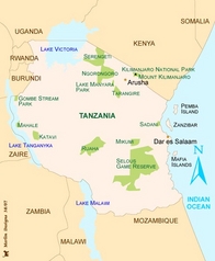 Tanzania Map