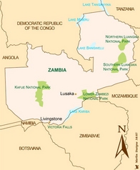 Zambia Map