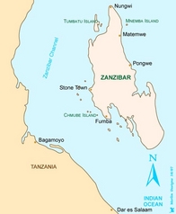 Zanzibar Map