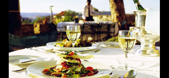 Dining at Heinitzburg