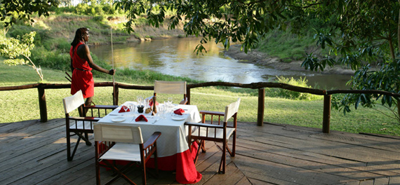 Governors' Camp - Lunch Setting