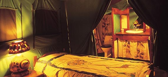Bedroom at Kirurumu Tented Camp