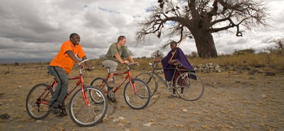 Migunga Forest Camp, Manyara, cycling