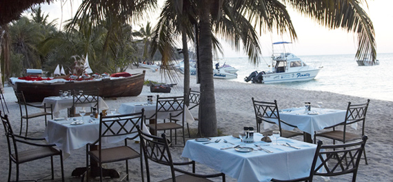 Bazaruto Lodge - Dining Area