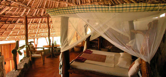 Nkwichi Lodge - Bedroom
