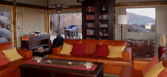 Wolwedans Boulders Camp - Lounge