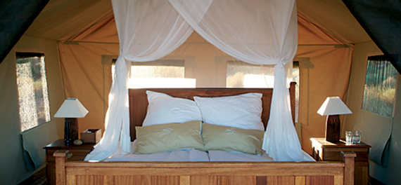 Wolwedans Dune Camp - Guest Tent Interior