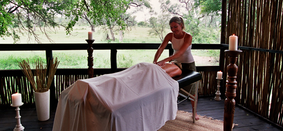 Spa at Notten's Bush Camp