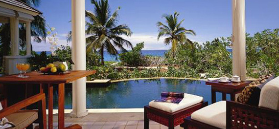Banyan Tree Seychelles - Verandah Facing Pool