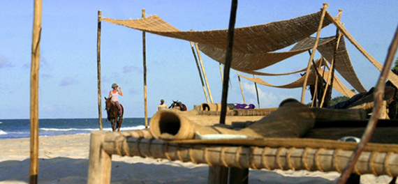 Ras Kutani - Riding on the beach