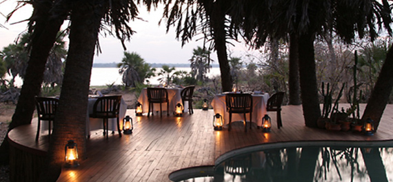 Selous Private Camp - Outside Dining