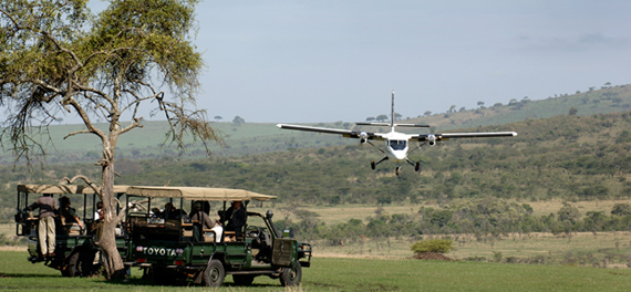 Klein's Camp - This is the way to arrive at camp