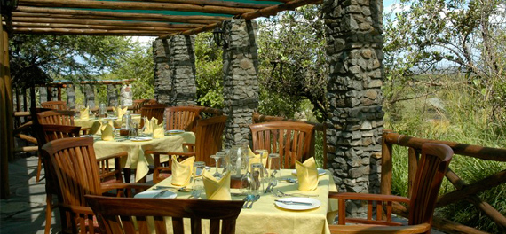Mbuzi Mawe Tented Camp - Dining Deck