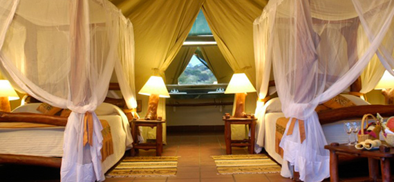 Mbuzi Mawe Tented Camp - Tent Inside