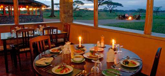 Ndutu Safari Lodge - Dinner