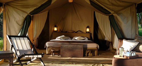 Suyan Camp - Guest Tent Interior