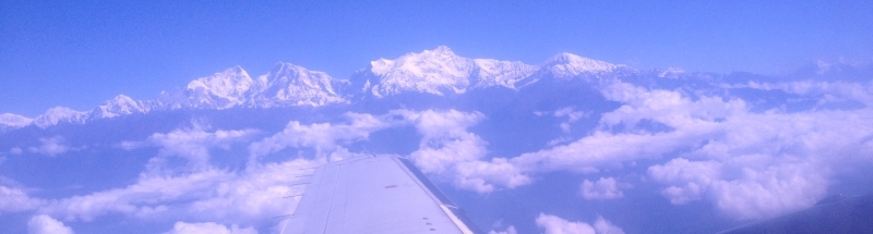 Adventure Holiday in Nepal flight