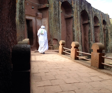 A monolithic 11the century church from Lalibela's second cluster