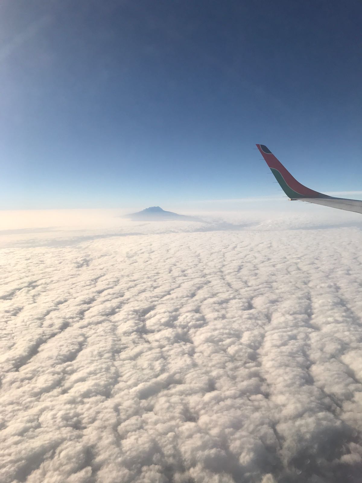 Kilimanjaro aerial view